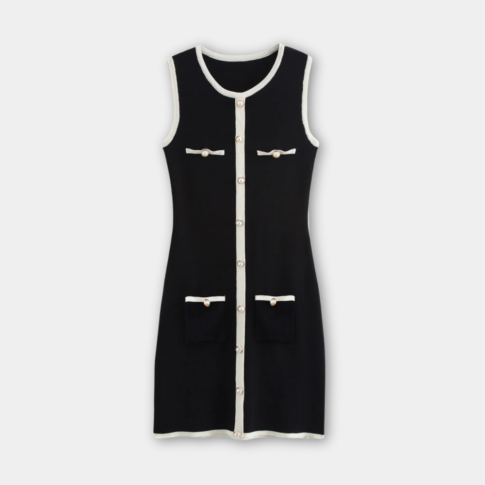 Latriz Tricot Sleeveless Mini Dress