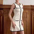 Latriz Tricot Sleeveless Mini Dress