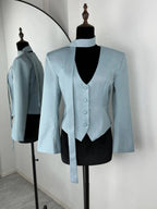 Elowen Tailored Scarf Blazer
