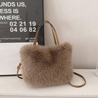 Maricar Faux Fur Crossbody Bag