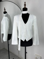 Elowen Tailored Scarf Blazer