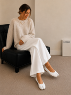 Bianca Split-Toe Leather Mules
