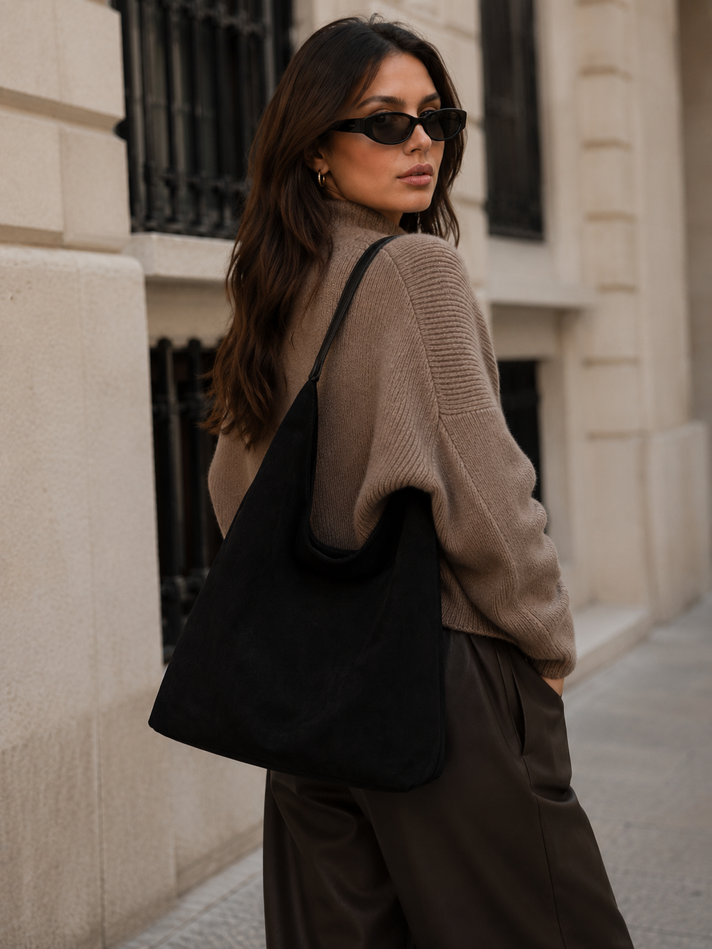 Sienna Suede Tote Bag