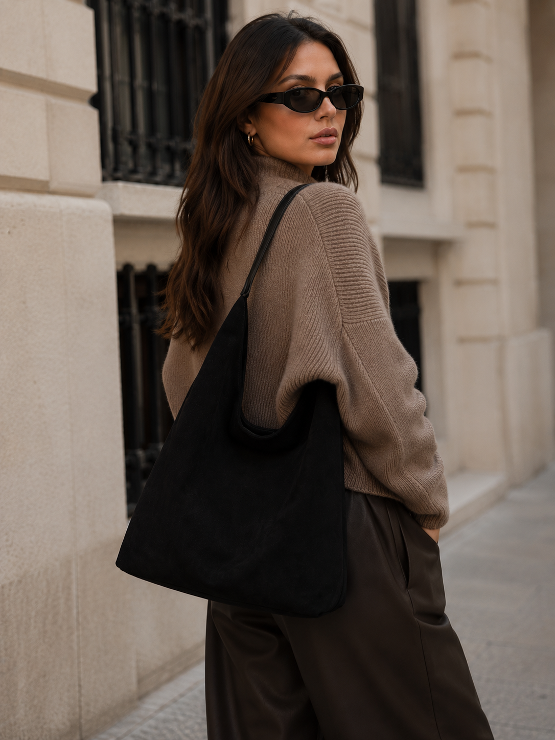 Sienna Suede Tote Bag