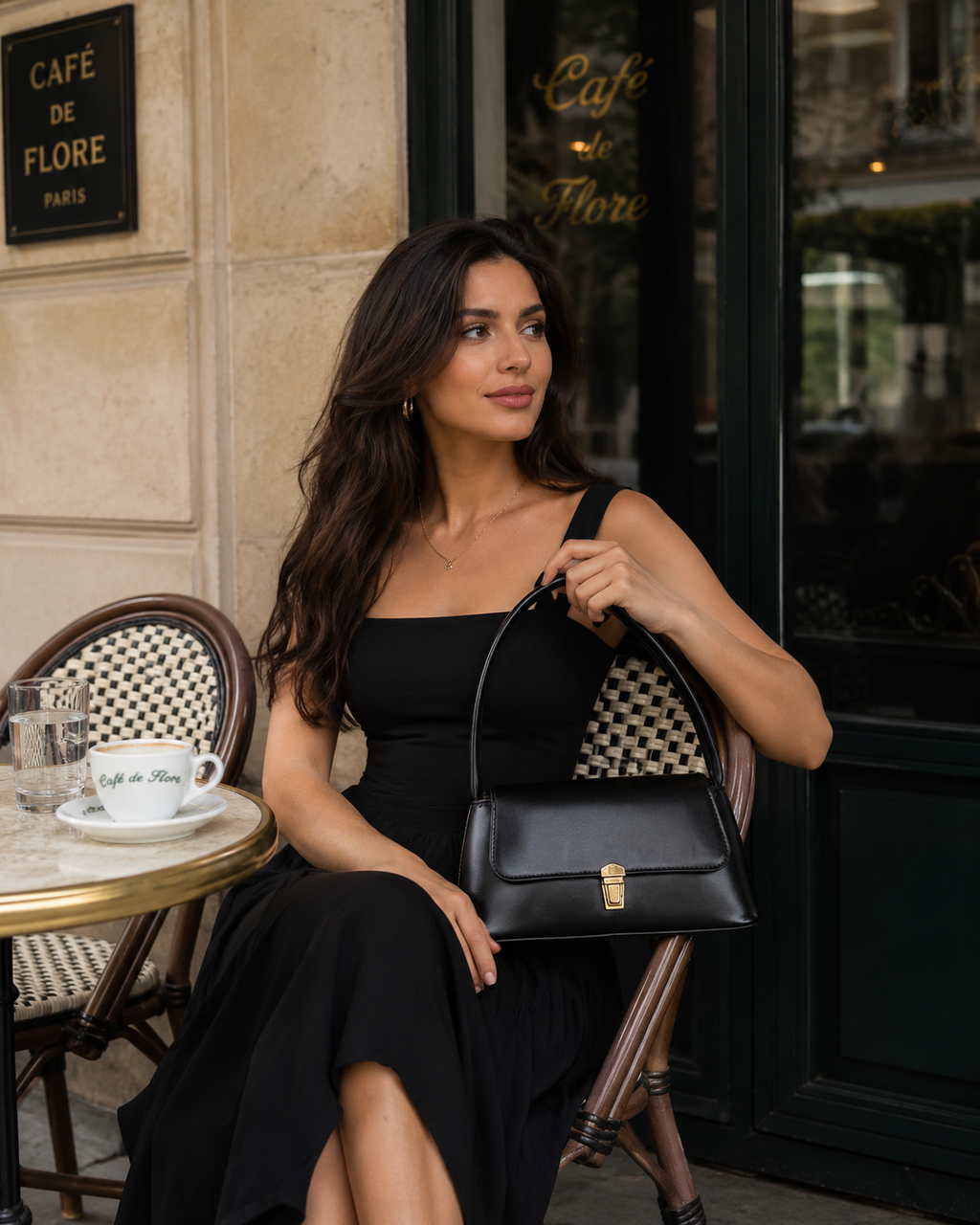 Tracy Leather Shoulder Bag