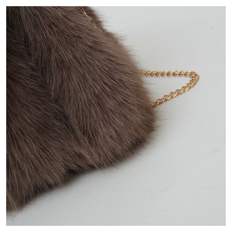 Loreen Faux Fur Tote Bag
