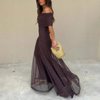 Daniella Mesh Maxi Dress