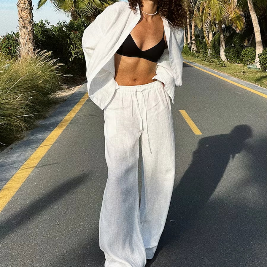 Aurelia Relaxed Cotton Lounge Set