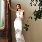 Evelina Lace Panel Maxi Dress