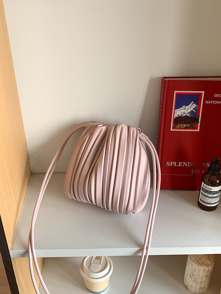 Lily Pleated Mini Crossbody Bag