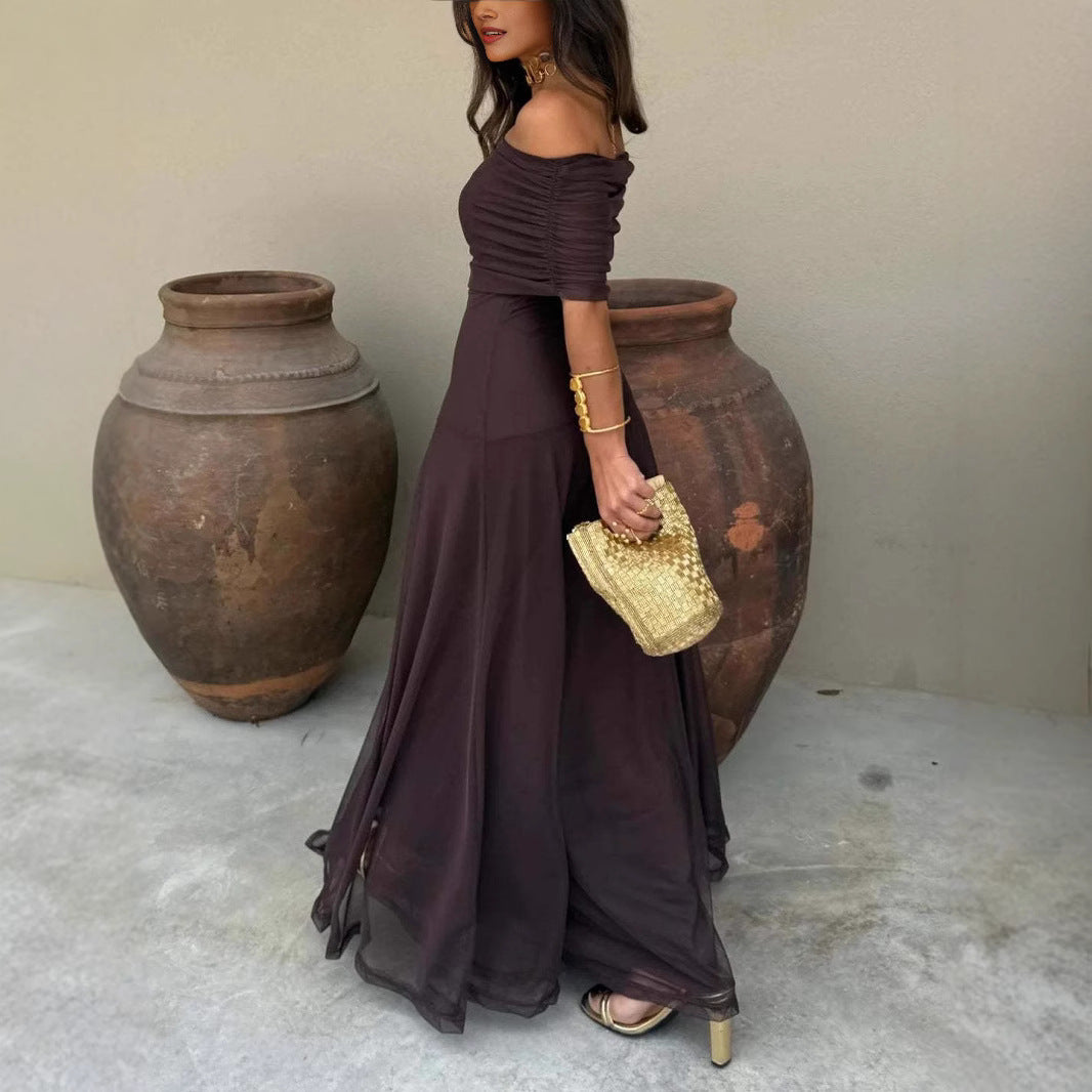 Daniella Mesh Maxi Dress