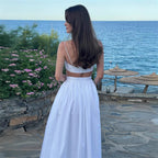 Olivia Striped Knit Two-Piece Set