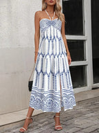 Camilla Sleeveless Crop Top Midi Skirt Set