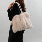 Loreen Faux Fur Tote Bag