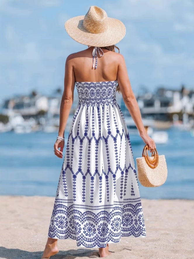Camilla Sleeveless Crop Top Midi Skirt Set