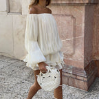 Rosalie Étoile Off-Shoulder Mini Dress