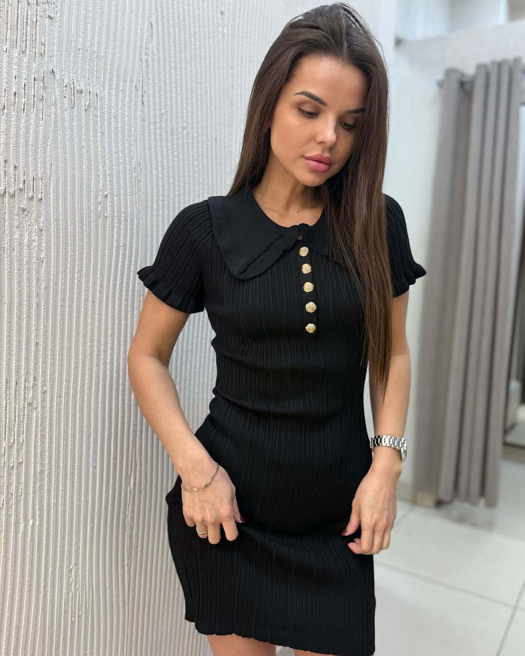 Aurielle Knit Mini Dress