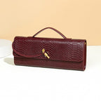Bianca Croc-Embossed Leather Bag