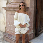 Rosalie Étoile Off-Shoulder Mini Dress