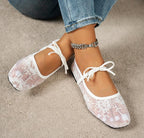 Élodie Lace Ballet Flats