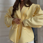 Valeria Belted Statement Blazer
