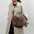 Loreen Faux Fur Tote Bag