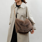 Loreen Faux Fur Tote Bag