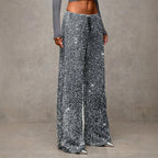 Celeste Sequin Wide-Leg Trousers