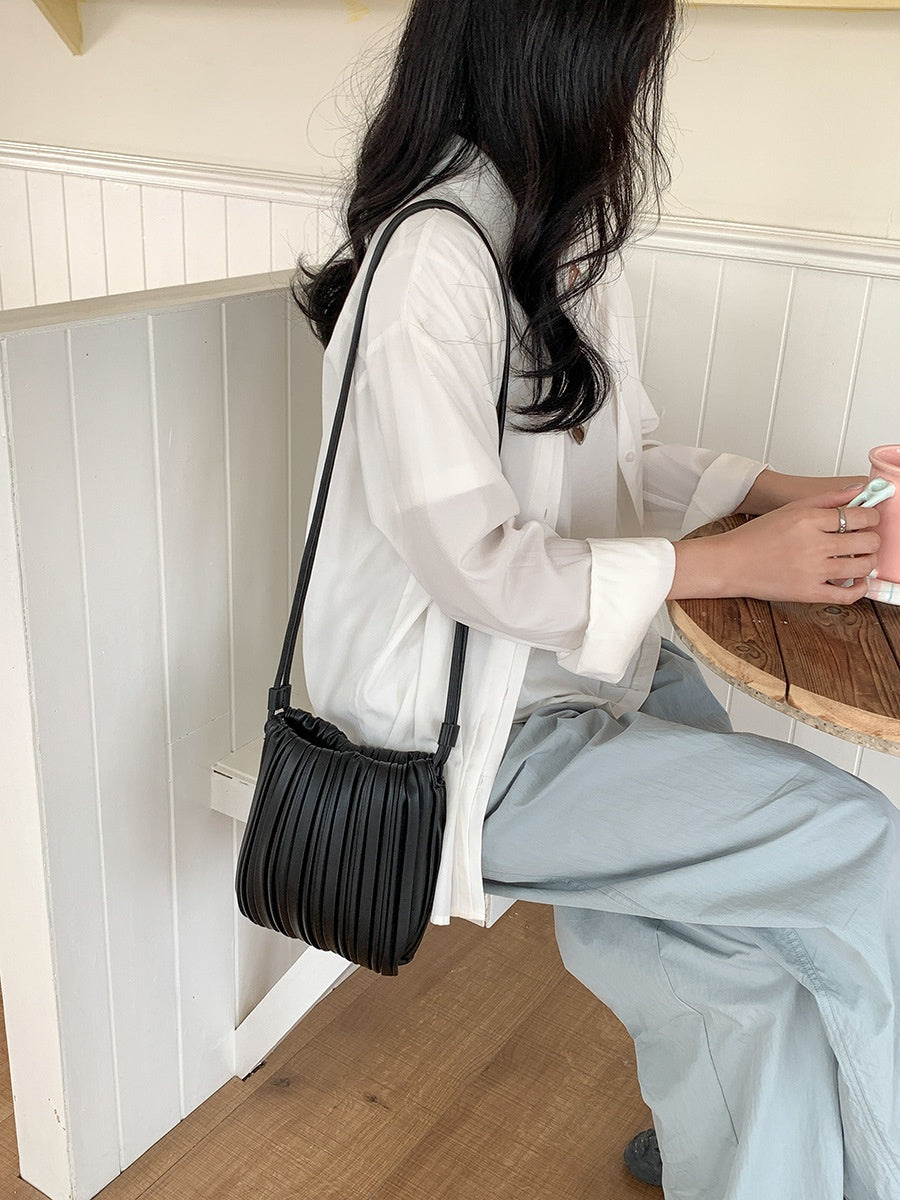 Lily Pleated Mini Crossbody Bag