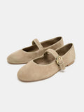 Celeste Suede Ballet Flats