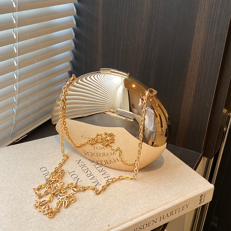 Celeste Shell Shape Evening Clutch