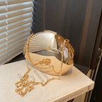 Celeste Shell Shape Evening Clutch
