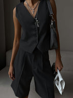 Bianca Tailored Vest & Bermuda Shorts Set