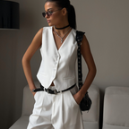Bianca Tailored Vest & Bermuda Shorts Set