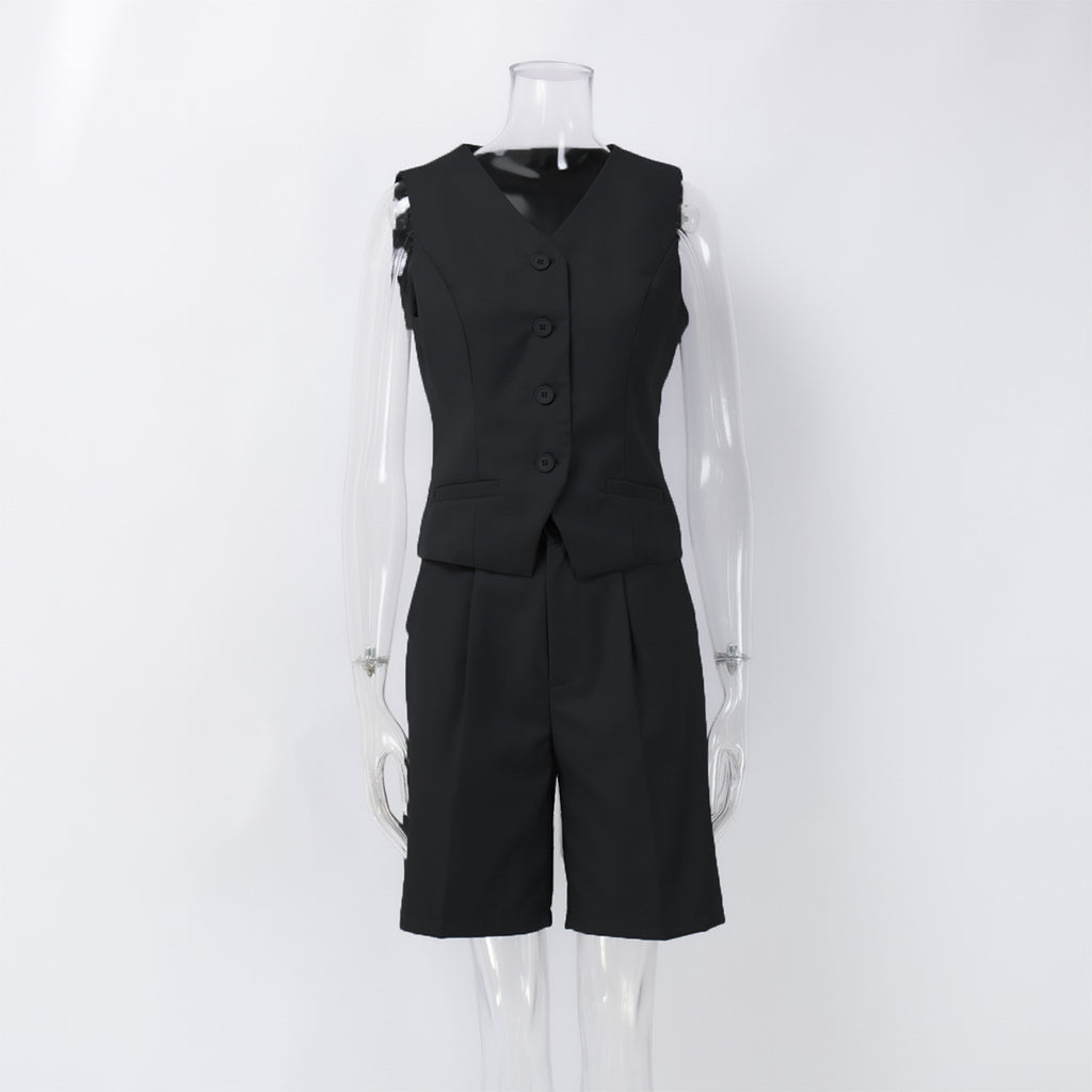Bianca Tailored Vest & Bermuda Shorts Set