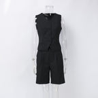 Bianca Tailored Vest & Bermuda Shorts Set