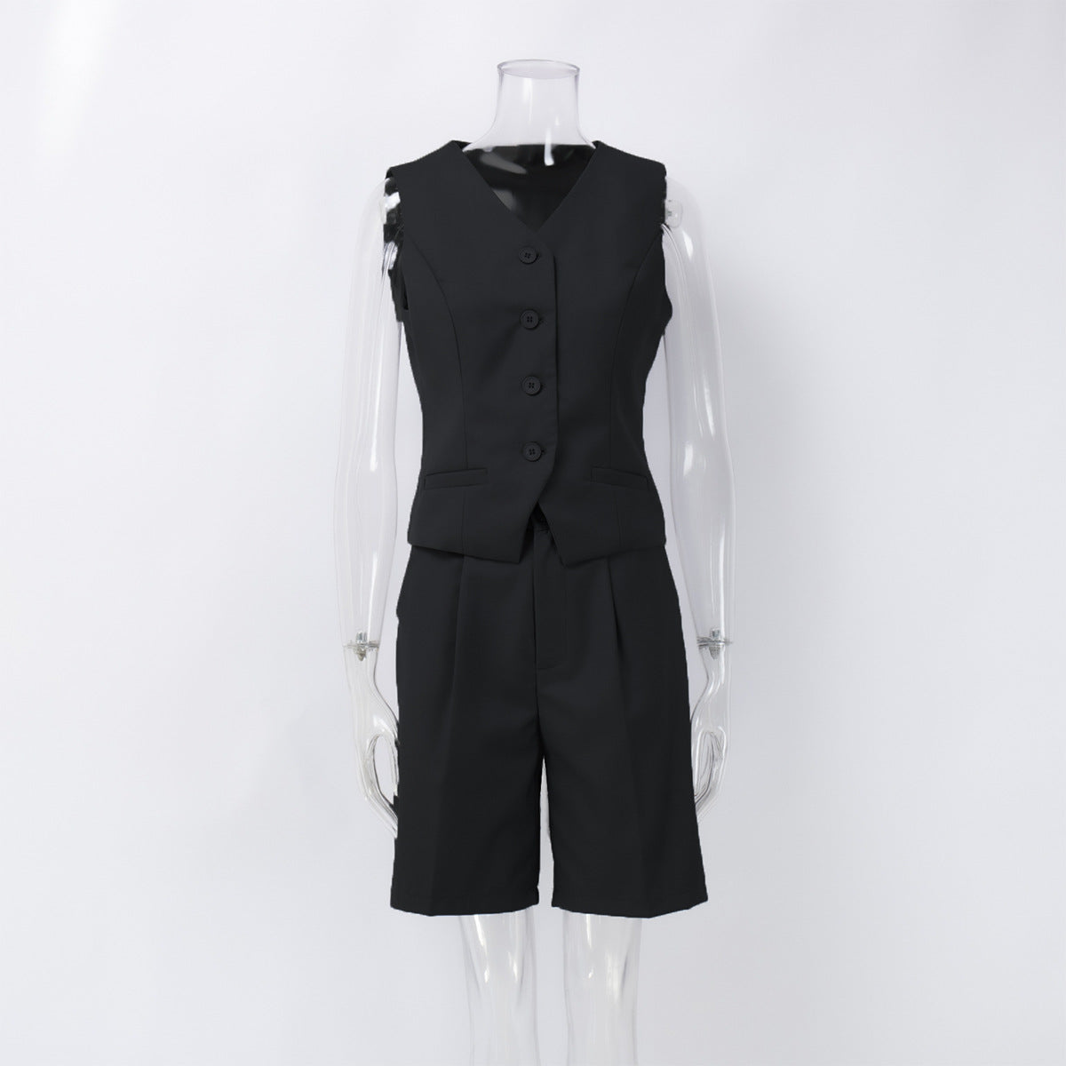 Bianca Tailored Vest & Bermuda Shorts Set