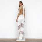 Evelina Lace Panel Maxi Dress