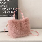 Maricar Faux Fur Crossbody Bag
