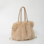 Loreen Faux Fur Tote Bag