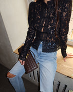 Claire Elegant Lace Blouse