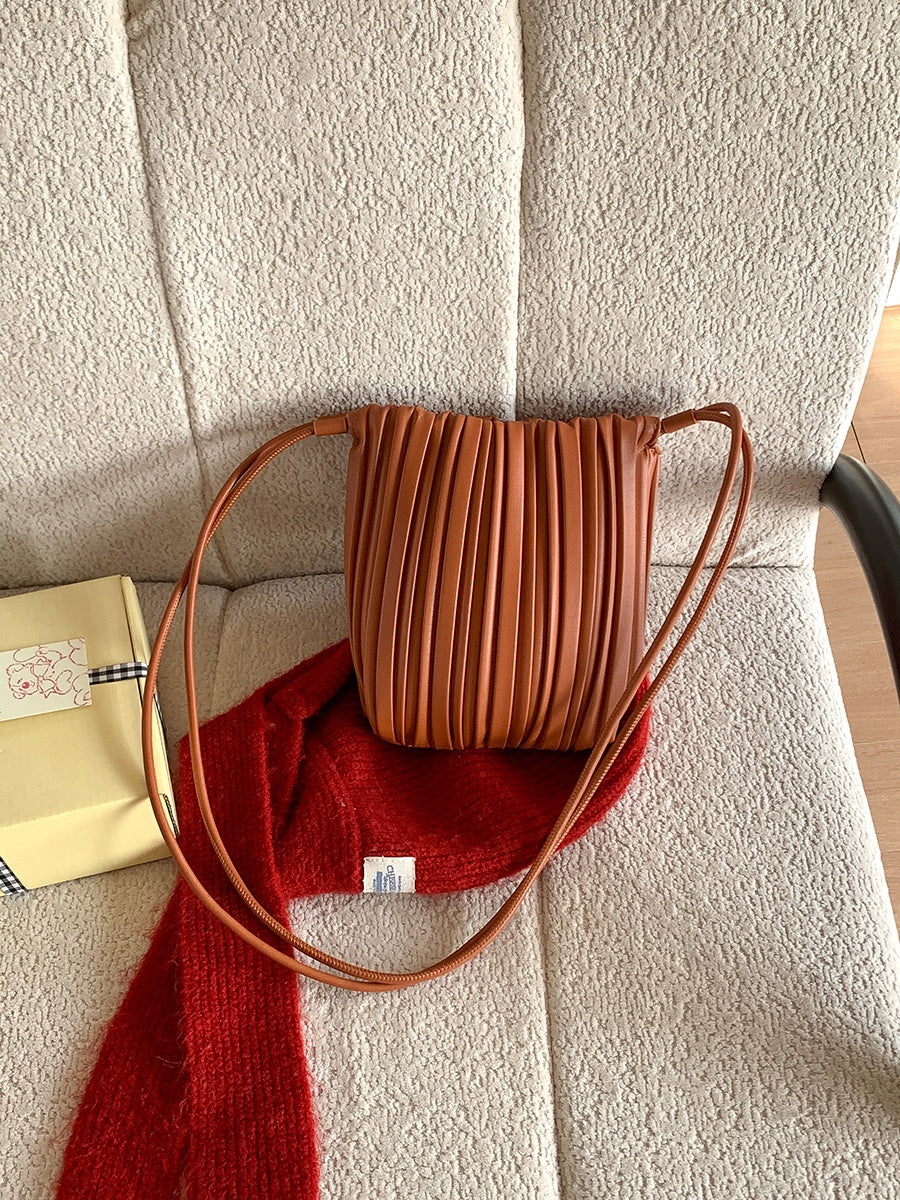 Lily Pleated Mini Crossbody Bag