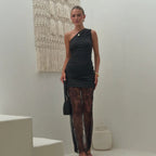 Seraphina Lace Illusion Maxi Dress