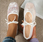 Élodie Lace Ballet Flats