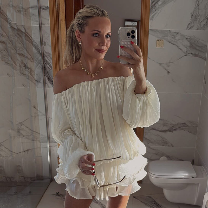 Rosalie Étoile Off-Shoulder Mini Dress