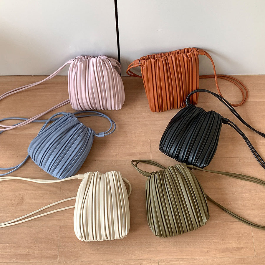Lily Pleated Mini Crossbody Bag