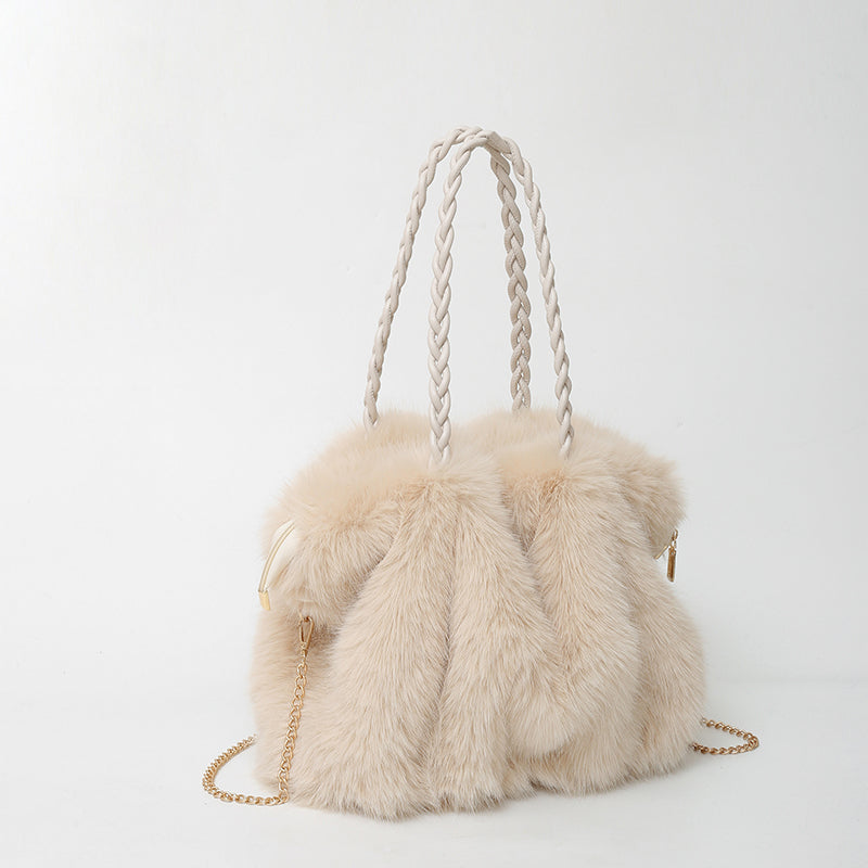 Loreen Faux Fur Tote Bag