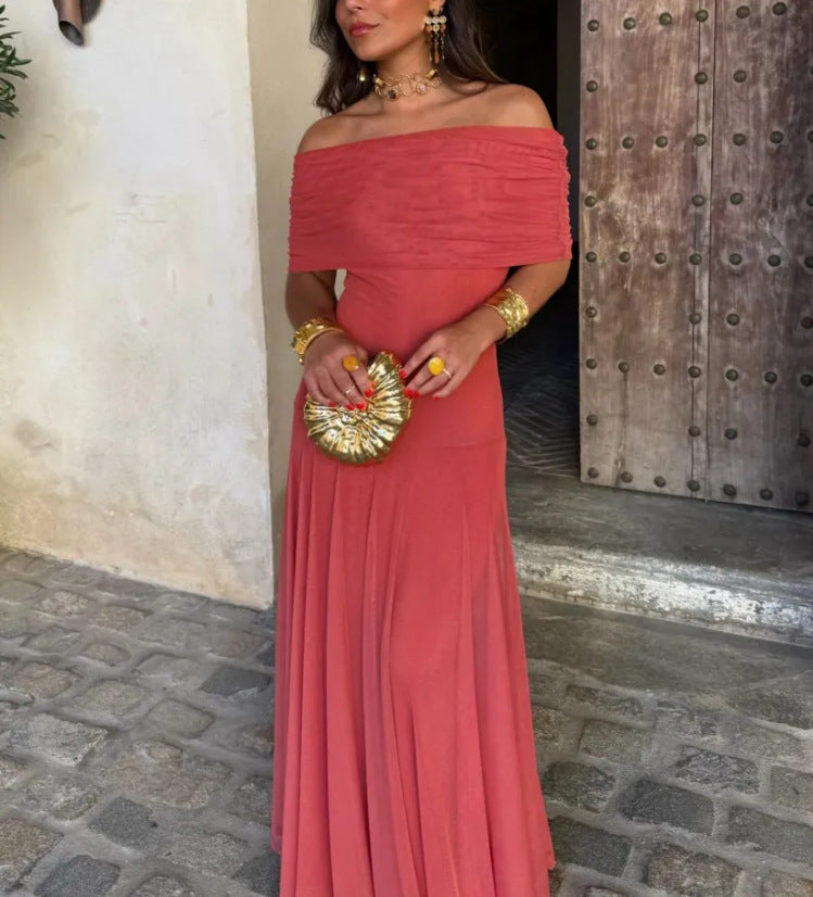 Daniella Mesh Maxi Dress