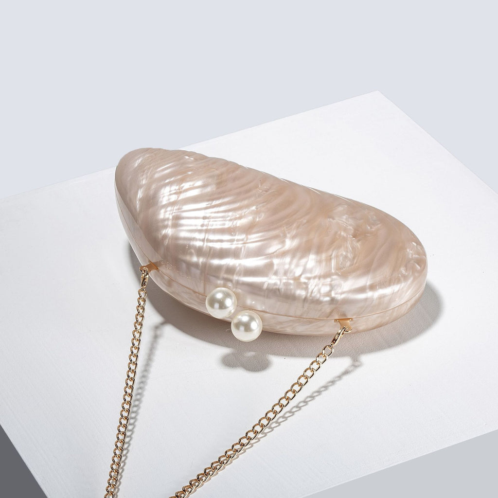 Valentina Shell-Shaped Clutch Purse
