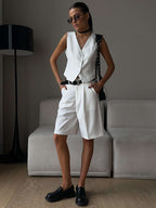 Bianca Tailored Vest & Bermuda Shorts Set